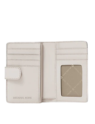 Michael Michael Kors Jet Set Medium Printed Heart Signature Logo Bi-Fold Wallet