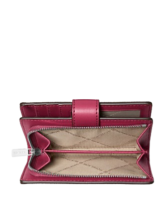 Michael Michael Kors Jet Set Medium Printed Signature Logo Wallet