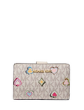 Michael Michael Kors Jet Set Medium Printed Signature Logo Wallet