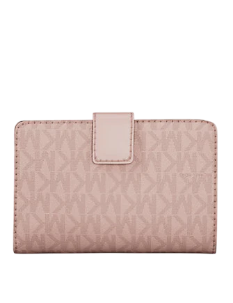 Michael Michael Kors Jet Set Medium Signature Logo Bi-Fold Wallet