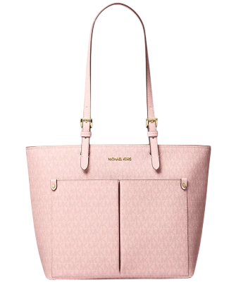 Michael Michael Kors Jet Set Medium Signature Logo Pocket Tote Bag