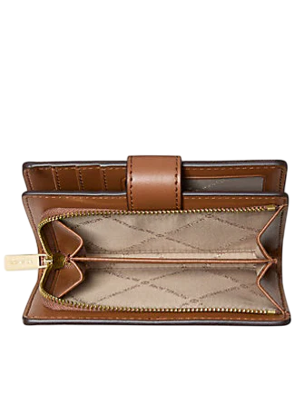 Michael Michael Kors Jet Set Medium Two-Tone Logo Wallet