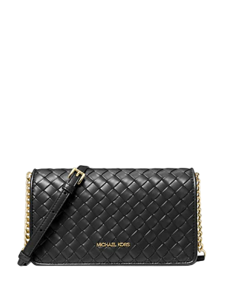 Michael Michael Kors Jet Set Medium Woven Crossbody Bag