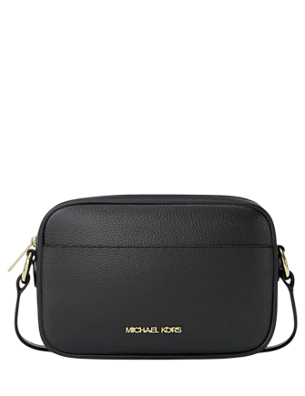 Michael Michael Kors Jet Set Pebbled Leather Camera Crossbody Bag