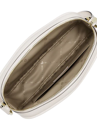 Michael Michael Kors Jet Set Pebbled Leather Camera Crossbody Bag