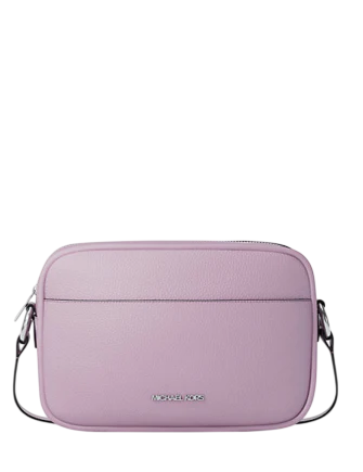 Michael Michael Kors Jet Set Pebbled Leather Camera Crossbody Bag