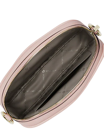 Michael Michael Kors Jet Set Pebbled Leather Camera Crossbody Bag
