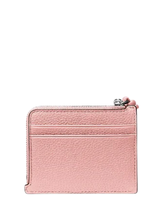 Michael Michael Kors Jet Set Small Pebbled Leather Card Case Wristlet