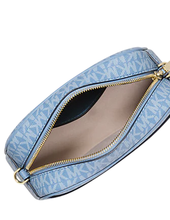 Michael Michael Kors Jet Set Small Signature Logo Camera Crossbody Bag
