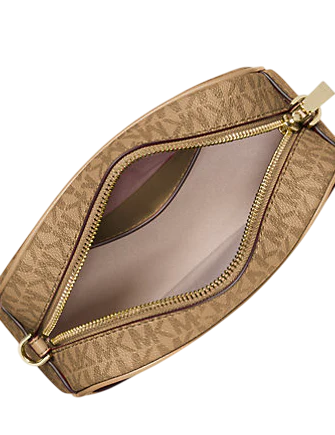 Michael Michael Kors Jet Set Small Signature Logo Camera Crossbody Bag