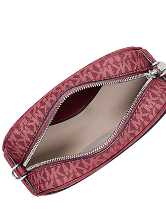 Michael Michael Kors Jet Set Small Signature Logo Camera Crossbody Bag