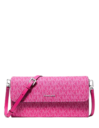 Michael Michael Kors Jet Set Small Signature Logo Convertible Crossbody Bag