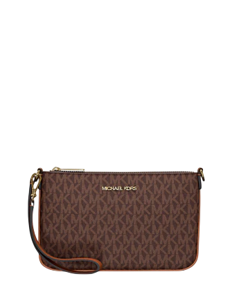 Michael Michael Kors Jet Set Small Signature Logo Convertible Wristlet
