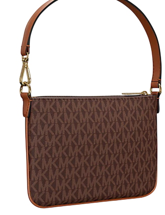 Michael Michael Kors Jet Set Small Signature Logo Convertible Wristlet