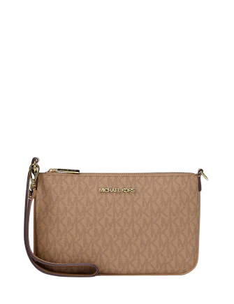 Michael Michael Kors Jet Set Small Signature Logo Convertible Wristlet