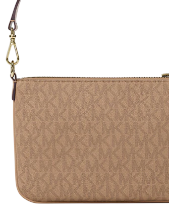 Michael Michael Kors Jet Set Small Signature Logo Convertible Wristlet