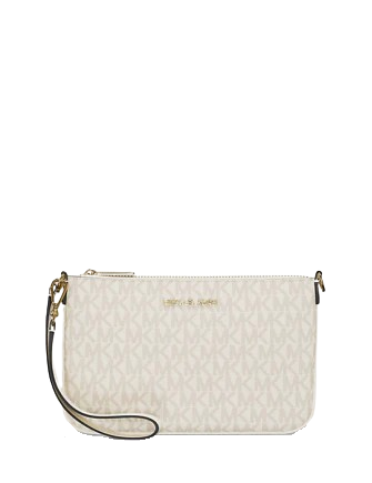 Michael Michael Kors Jet Set Small Signature Logo Convertible Wristlet