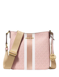 Michael Michael Kors Jet Set Small Signature Logo Stripe Crossbody Bag