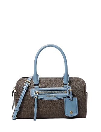 Michael Michael Kors Jet Set Travel Extra Small Signature Logo Duffel Crossbody Bag