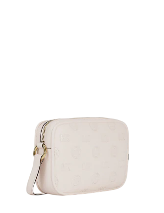 Michael Michael Kors Jet Set Travel Large Logo Debossed Camera Crossbody Bag
