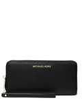 Michael Michael Kors Jet Set Travel Large Pebbled Leather Wristlet