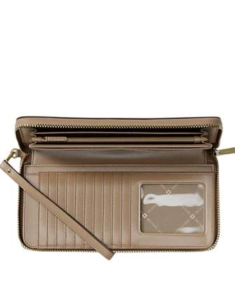 Michael Michael Kors Jet Set Travel Large Pebbled Leather Wristlet