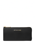 Michael Michael Kors Jet Set Travel Large Saffiano Leather Quarter Zip Wallet