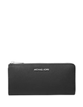 Michael Michael Kors Jet Set Travel Large Saffiano Leather Quarter Zip Wallet