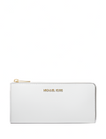 Michael Michael Kors Jet Set Travel Large Saffiano Leather Quarter Zip Wallet