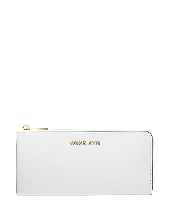 Michael Michael Kors Jet Set Travel Large Saffiano Leather Quarter Zip Wallet