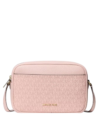 Michael Michael Kors Jet Set Travel Large Signature Logo Camera Crossbody Bag