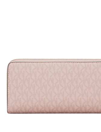 Michael Michael Kors Jet Set Travel Large Signature Logo Continental Wristlet