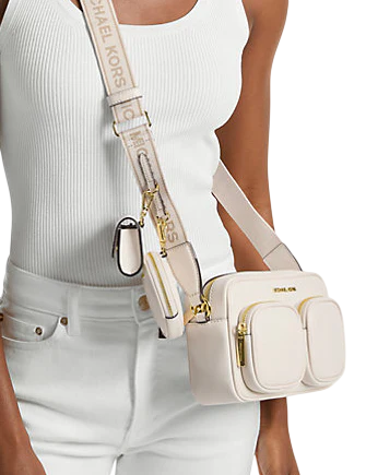 Michael Michael Kors Jet Set Travel Medium Leather Messenger Bag