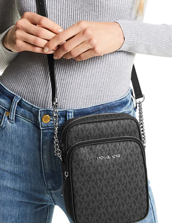 Michael Michael Kors Jet Set Travel Medium Logo Crossbody Bag