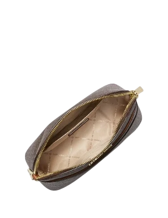 Michael Michael Kors Jet Set Travel Medium Logo Dome Crossbody Bag