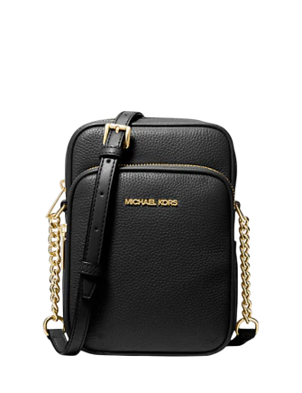 Michael Michael Kors Jet Set Travel Medium Pebbled Leather Crossbody Bag