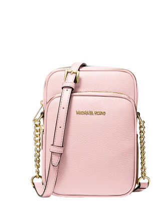 Michael Michael Kors Jet Set Travel Medium Pebbled Leather Crossbody Bag