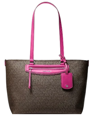 Michael Michael Kors Jet Set Travel Medium Signature Logo Tote Bag