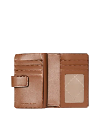 Michael Michael Kors Jet Set Travel Printed Signature Logo Wallet