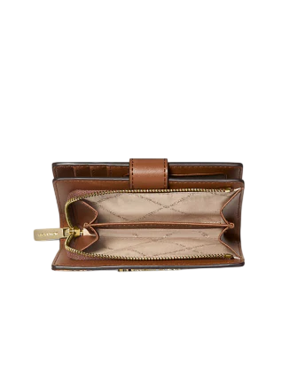 Michael Michael Kors Jet Set Travel Printed Signature Logo Wallet