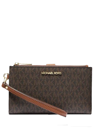 Michael Michael Kors Jet Set Travel Signature Logo Smartphone Wallet