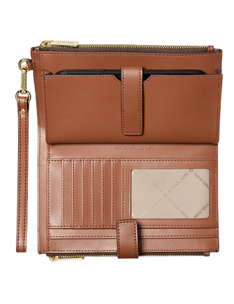 Michael Michael Kors Jet Set Travel Signature Logo Smartphone Wallet