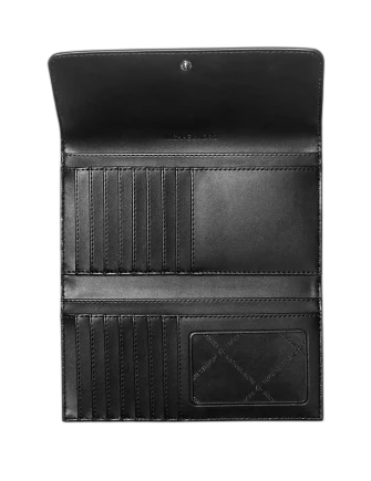 Michael Michael Kors Jet Set Travel Signature Logo Tri-Fold Wallet