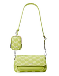 Michael Michael Kors Jet Set Travel Small Logo Jacquard Denim Crossbody