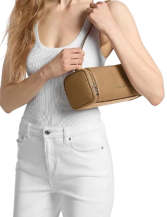 Michael Michael Kors Jet Set Travel Small Pebbled Leather Convertible Crossbody Bag