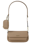 Michael Michael Kors Jet Set Travel Small Pebbled Leather Crossbody Bag With Pouch