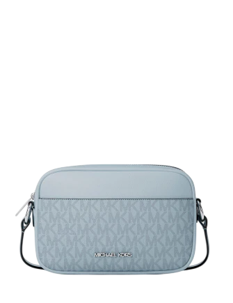 Michael Michael Kors Jet Set Travel Small Signature Logo Camera Crossbody Bag