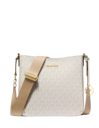 Michael Michael Kors Jet Set Travel Small Signature Logo Messenger Bag
