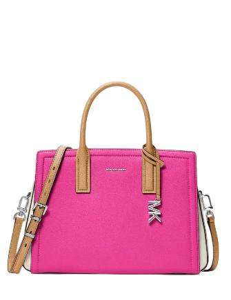 Michael Michael Kors Laila Medium Color-Block Leather Satchel
