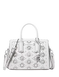 Michael Michael Kors Laila Small Embellished Laser Cut Leather Satchel